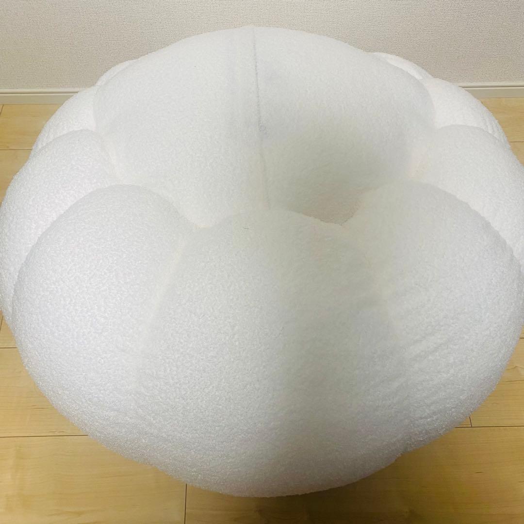 販売終了品✨　tofu トーフ ビーズソファ アネモネ ホワイト 白