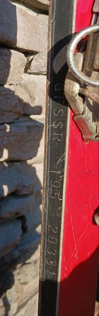 アンティーク　スキー・ストックセット　オガサカ　マーカー