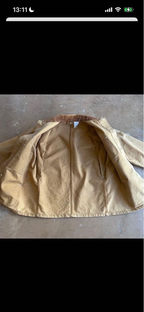 カーハート　チョアコート　裏地無し