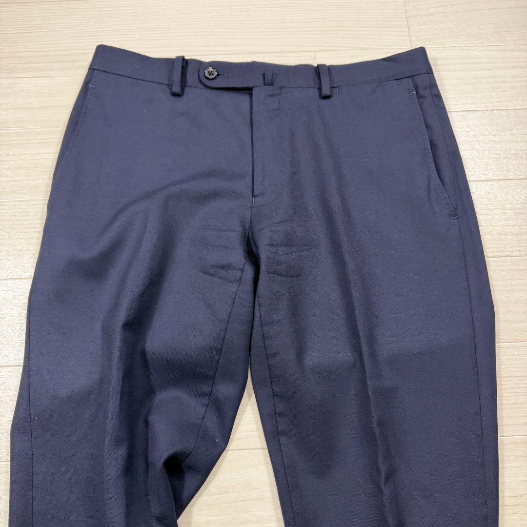 極美品 ユニバーサルランゲージ カノニコ 本切羽 ネイビー セットアップ L