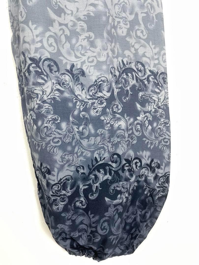 アラジンパンツ　タイパンツ【ゴム紐】4120ブラック　D291-9