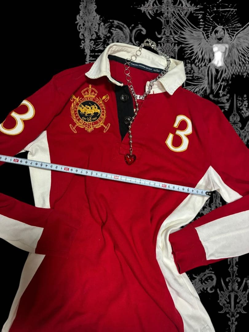 y2k平成ギャル　ラルフローレンぴちTポロ　フェアリーグランジ　マクブリンク古着