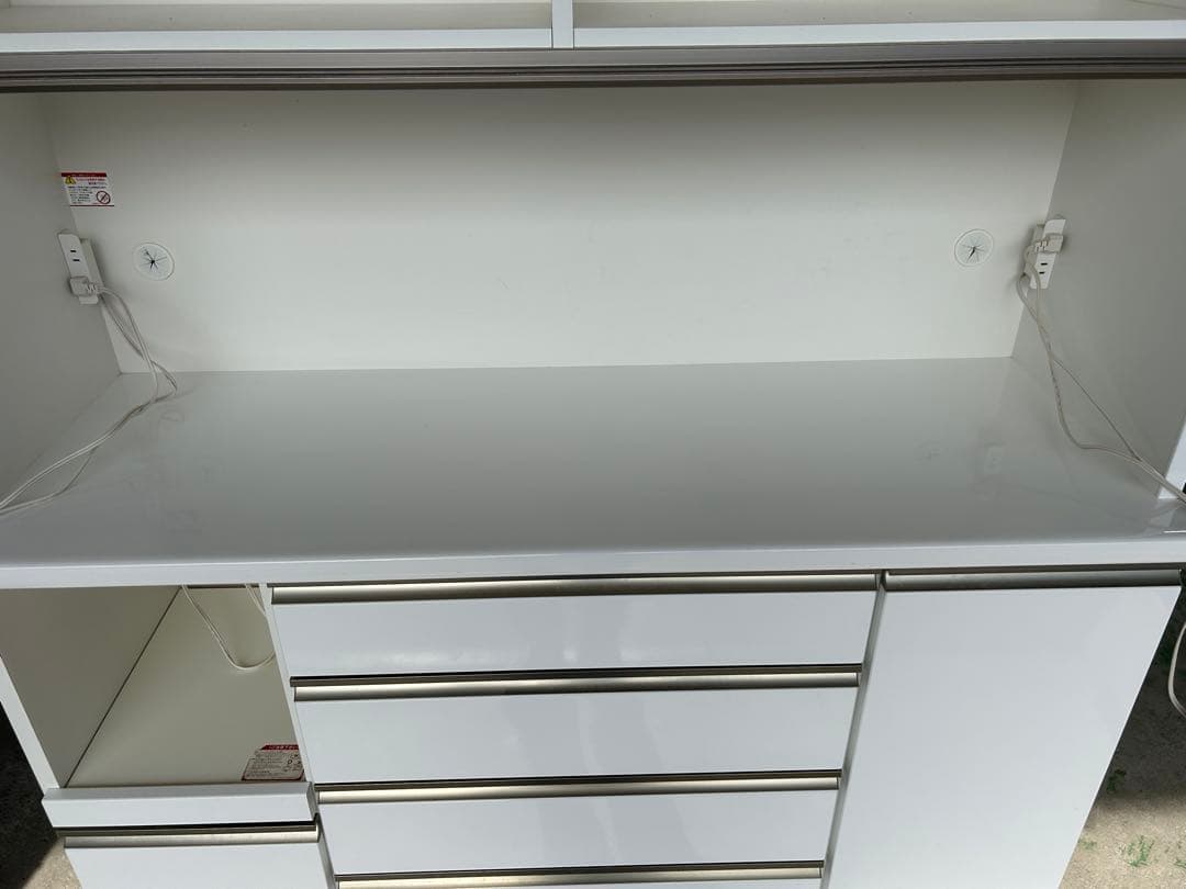 ニトリ キッチンボード ラピス 140 ホワイト 松田家具