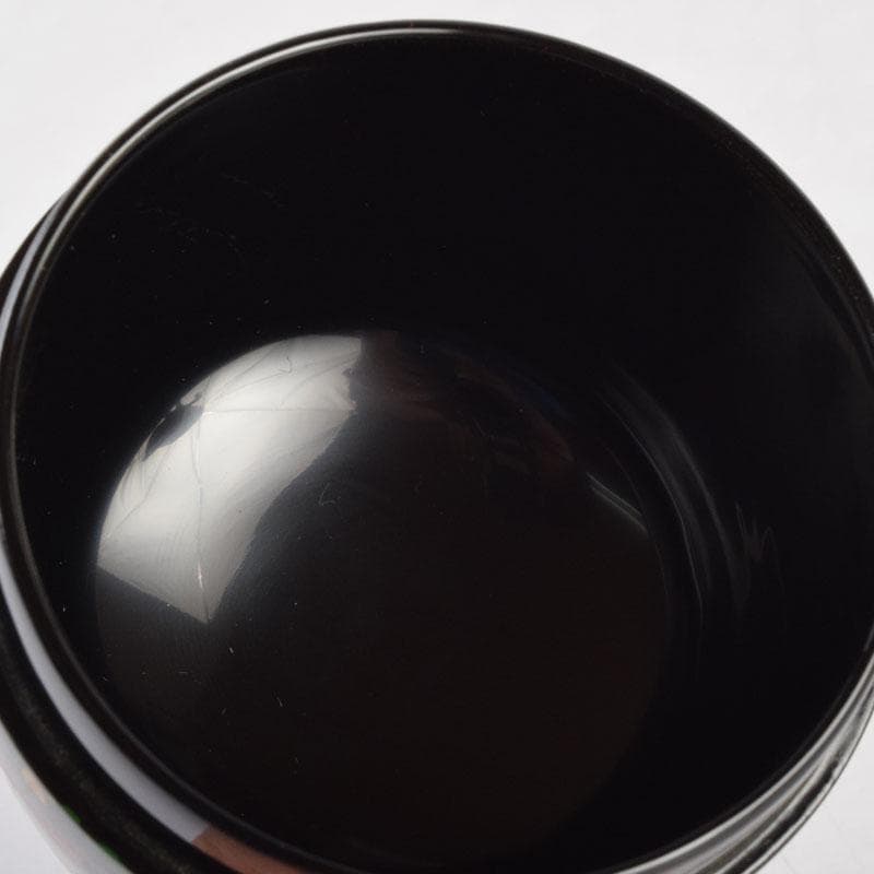 茶道具　蒔絵師　西村弘峰作　クリスマスツリー蒔絵　中棗　共箱　V　9062