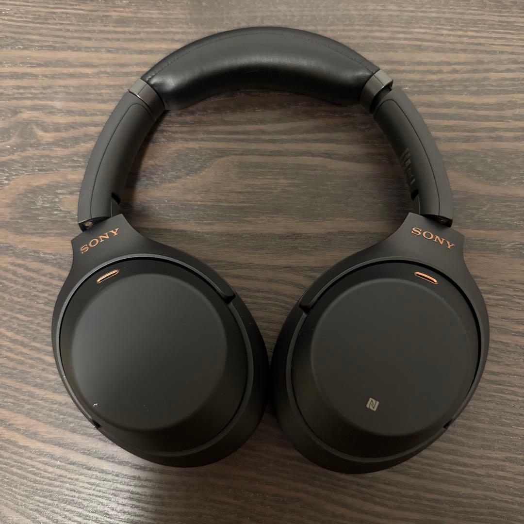 SONY ワイヤレスノイズキャンセルヘッドホン ブラック WH-1000XM3
