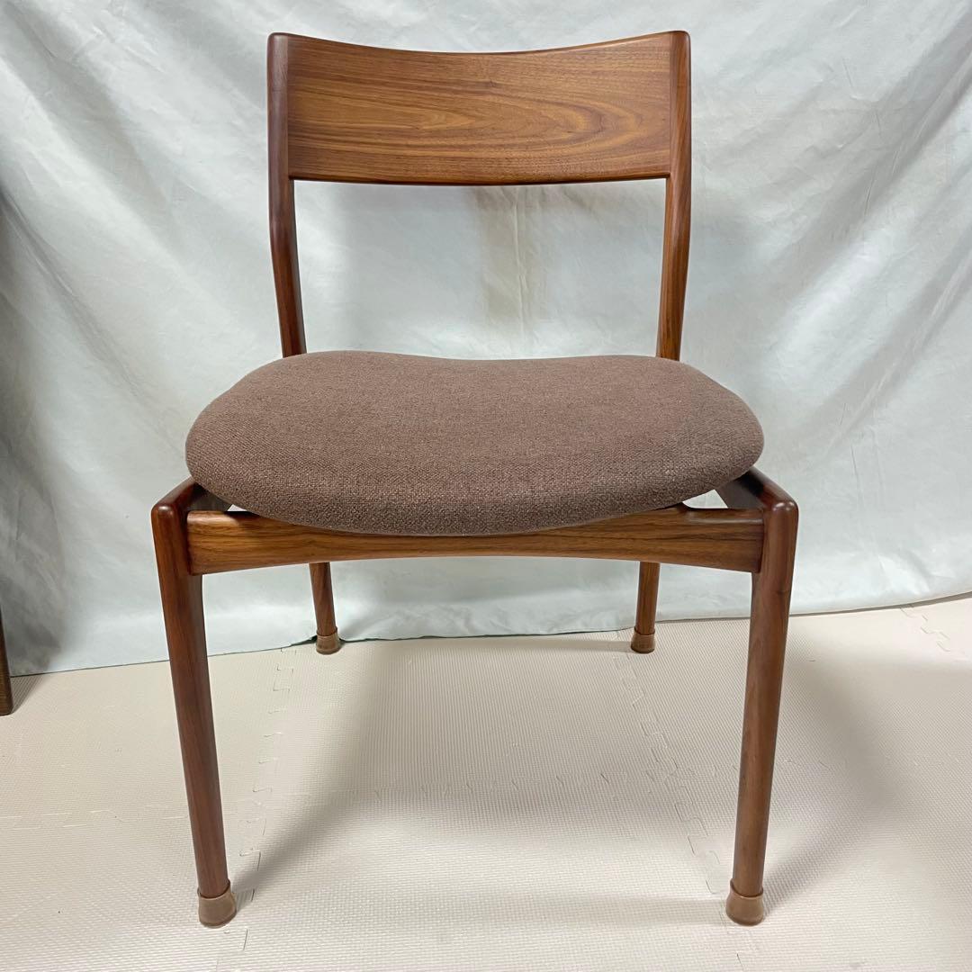 AMOCC ダイニングチェア ウォールナット 無垢 ブラウン