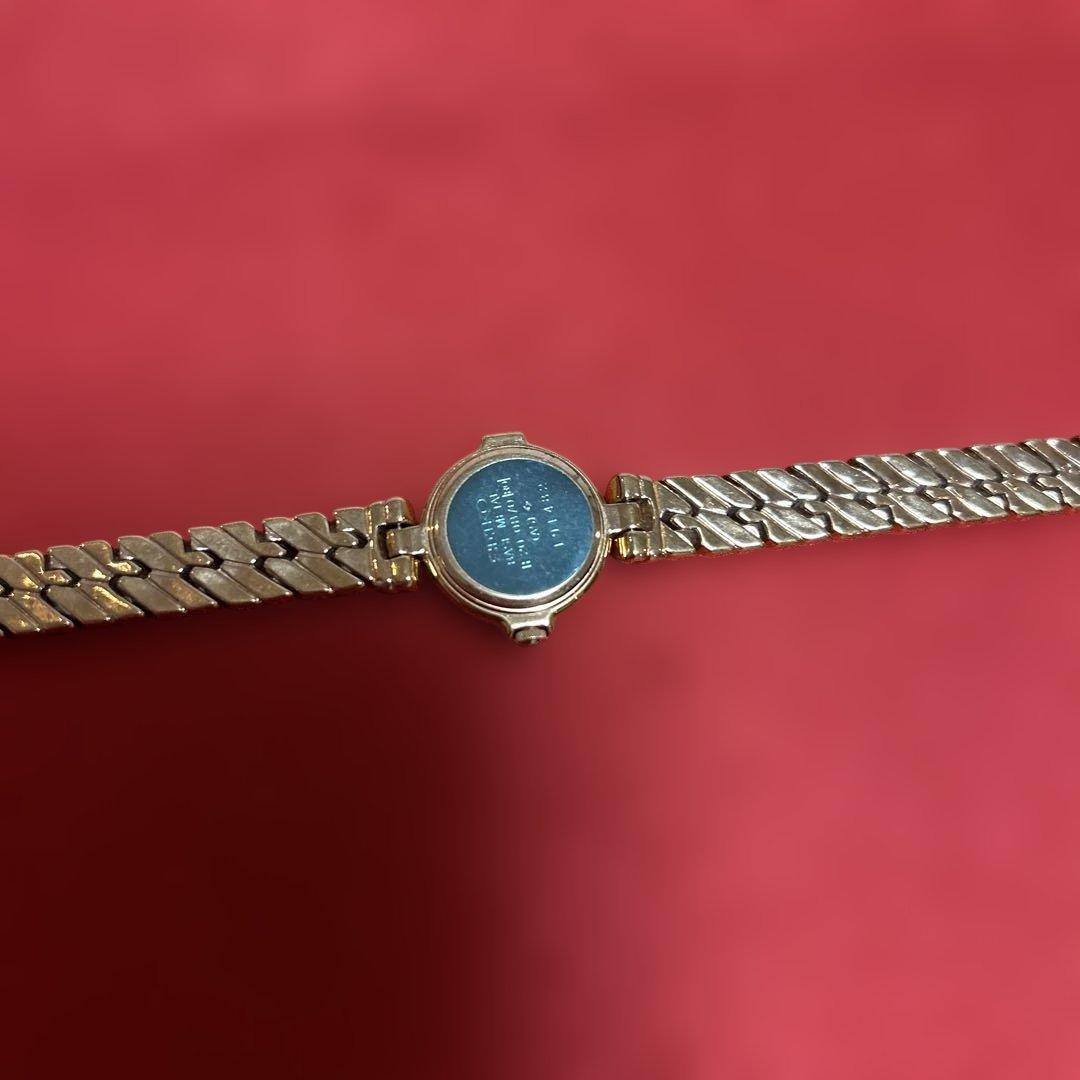 SEIKO エクセリーヌダイヤ　ルビー　ゴールド 宝石付き時計