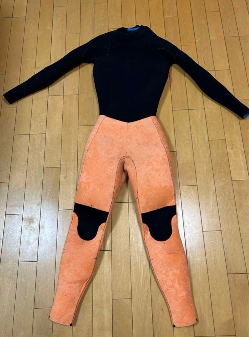 の*ん様 ロキシー　オール5ミリ　裏起毛　ほぼ新品　ウエット　レディース　M程度