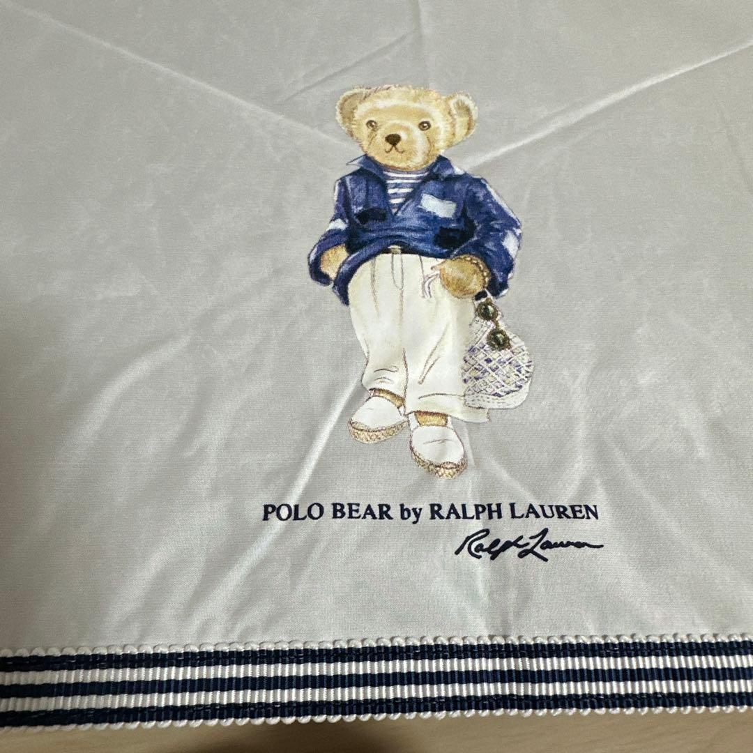 新品未使用タグ付　ポロラルフローレンポロベア 遮熱軽量晴雨兼用折りたたみ傘