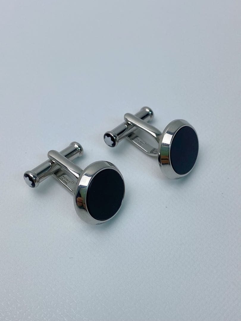 超美品 モンブラン Montblanc ラウンド カフス カフリンクス