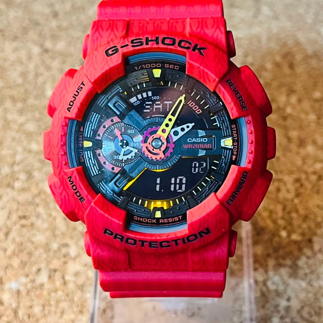 美品】カシオGーSHOCK/GAー110SGHー4AJR三国志.黄忠モデル