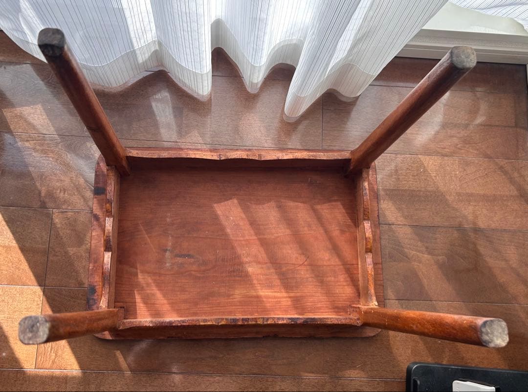 ぽ*ー様 木製アンティークデスクと椅子のセット