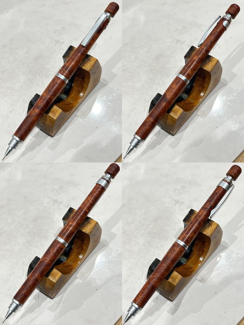 めい　S20 0.5mm 本花梨瘤　KATO201ボールペン本花梨瘤八角軸