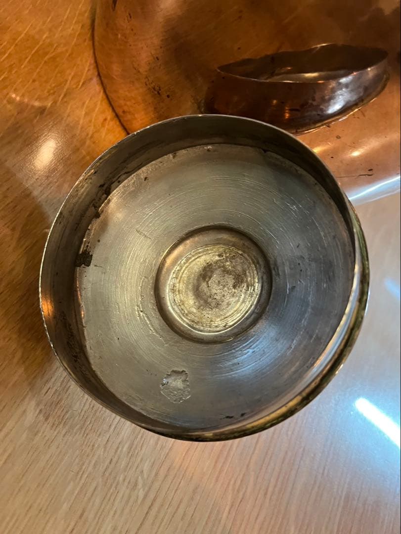 イギリス銅製クラシックティーケトル　アンティーク