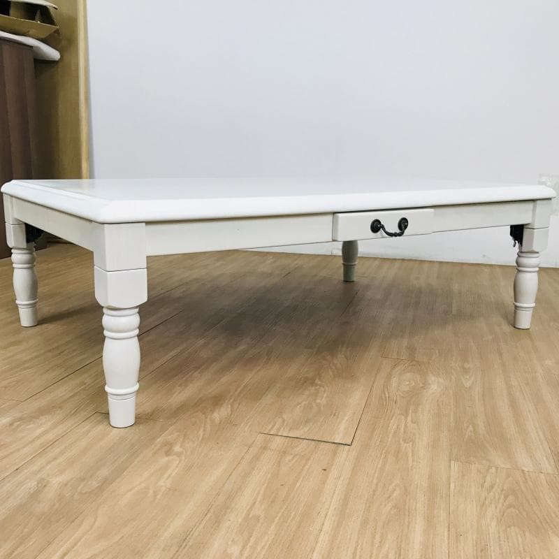 【新品】アンティーク調　折れ脚 こたつ 120WH 【アウトレット】