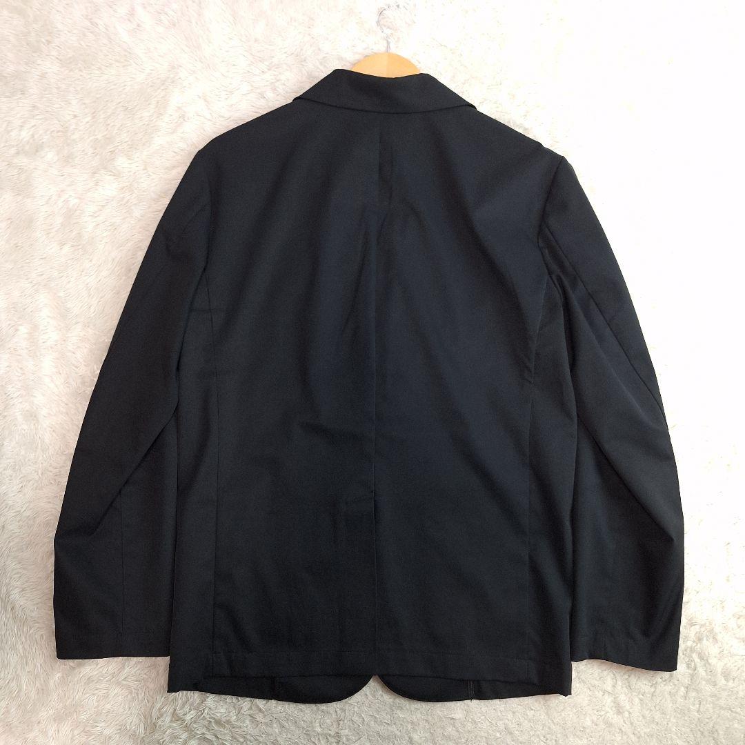 WWS ワークウェアスーツ　セットアップ　洗える　撥水　ストレッチ　ブラック　M