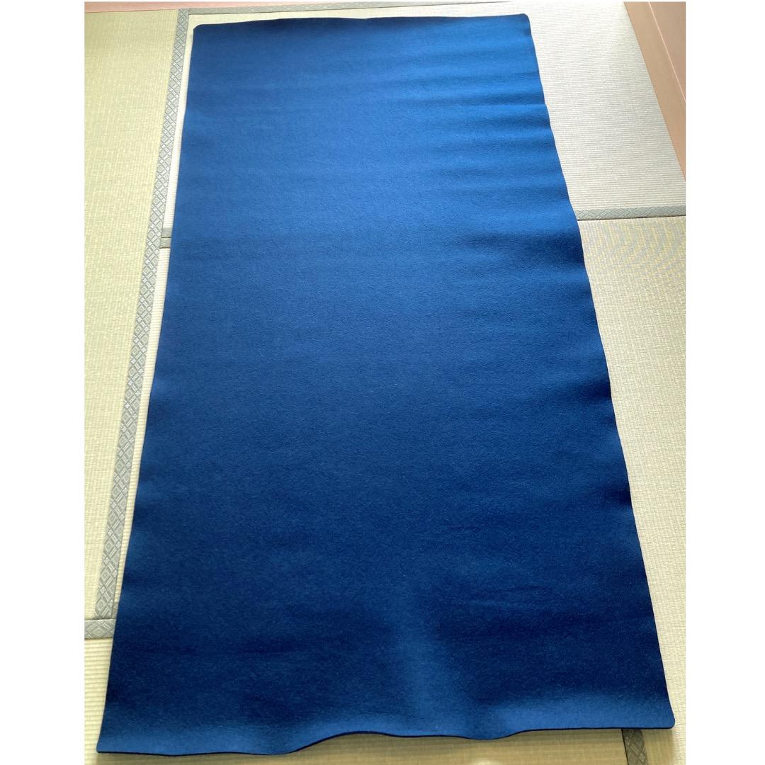 【日本フエルト工業株式会社】天壇毛氈 紺3本