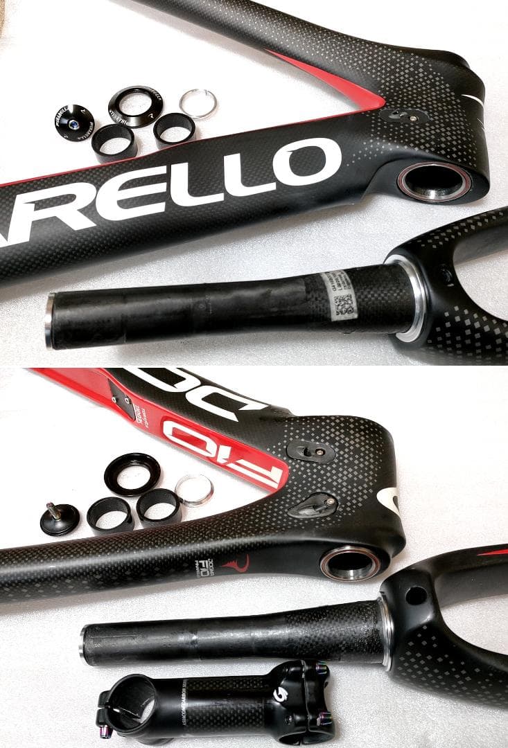 超軽量 50cm カーボンフレームセット ロードバイク 自転車 中古 700C