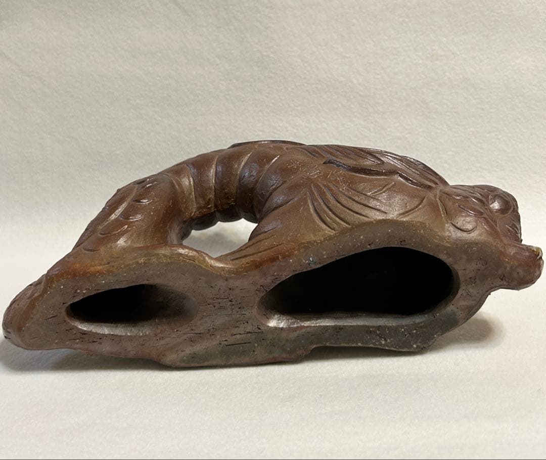 木南知加選 備前焼 龍 辰 竜 置物 縁起物 知加選