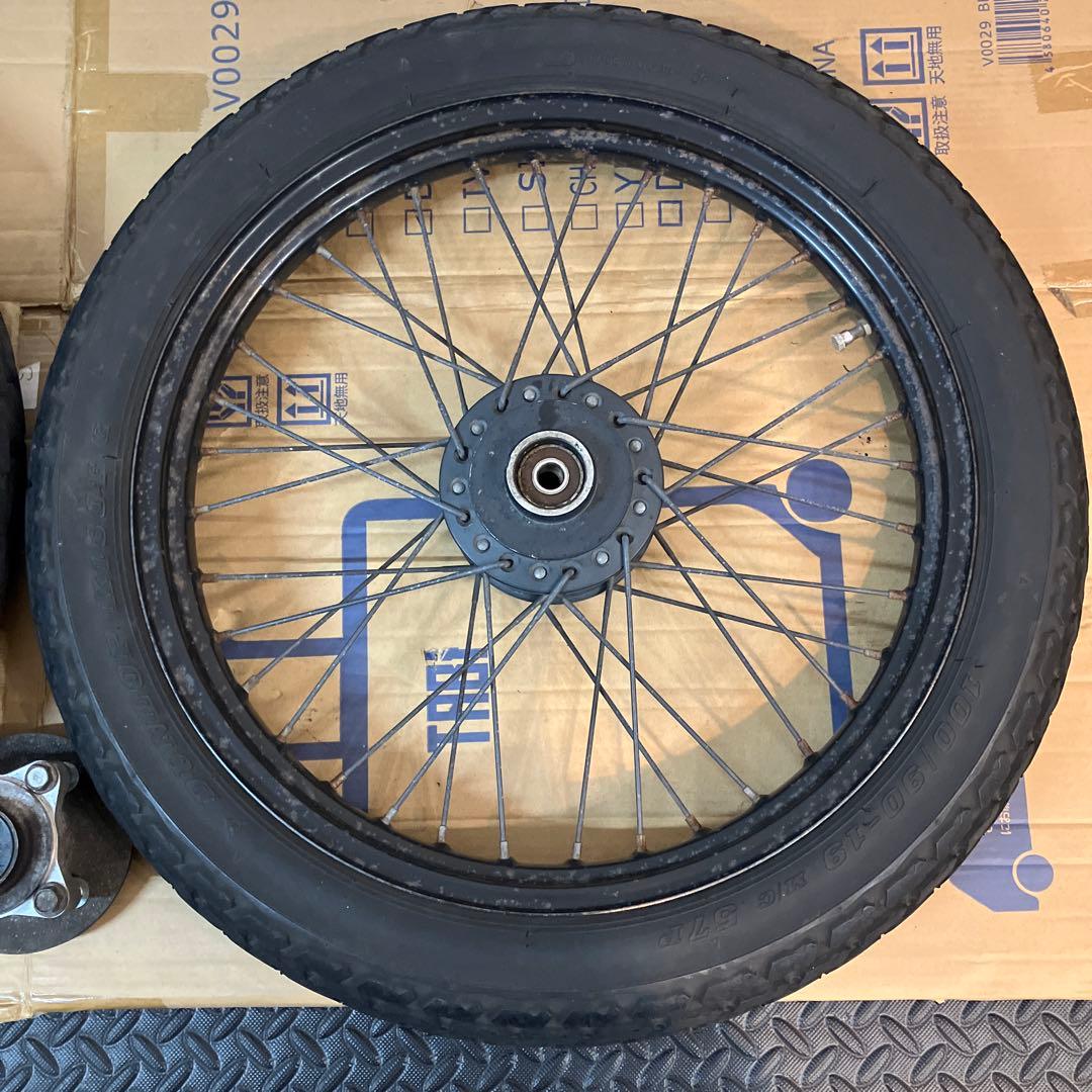 グラストラッカービッグボーイNJ47Aより取外し　ホイールセット