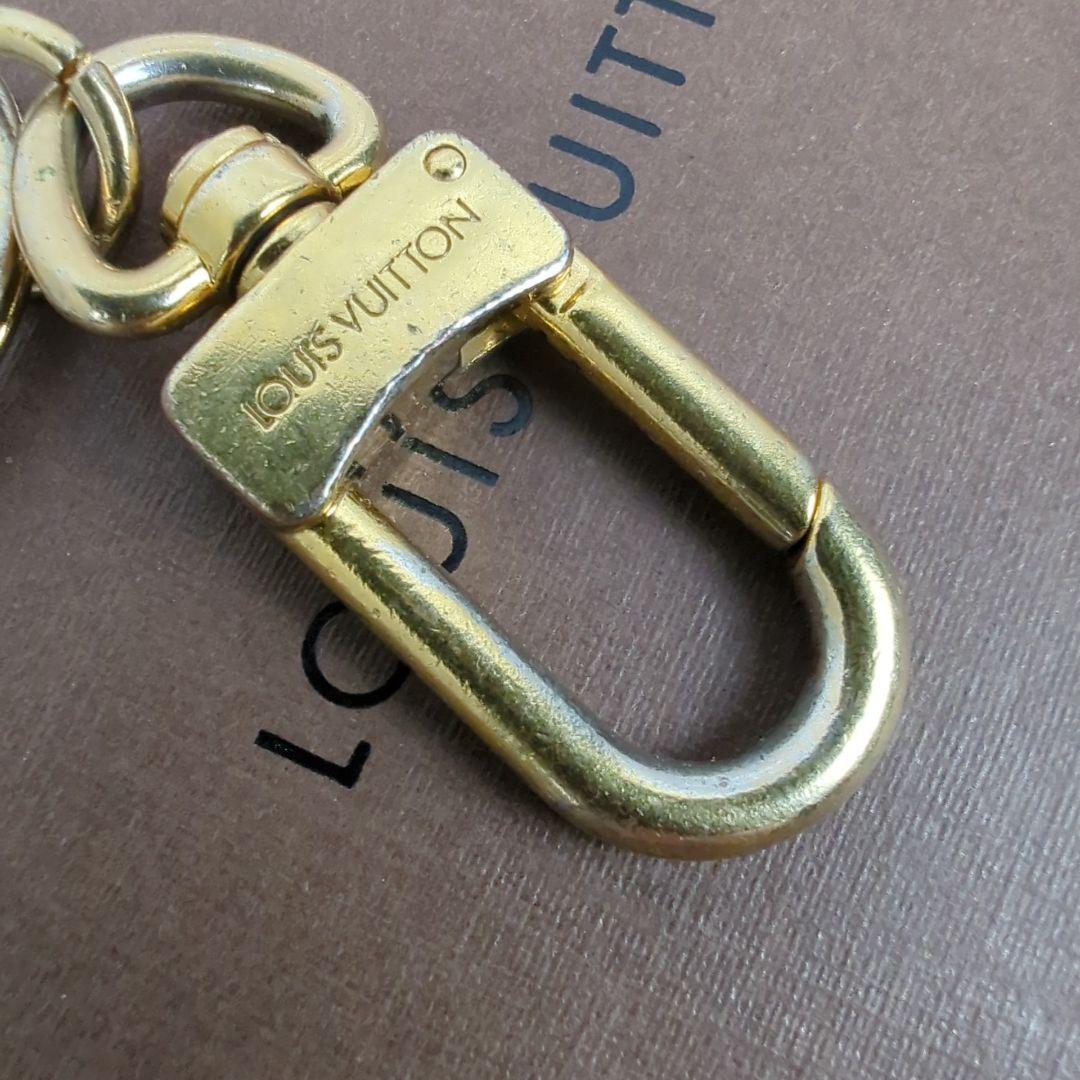 LOUISVUITTON ルイヴィトン キーリング キーホルダー ゴールド
