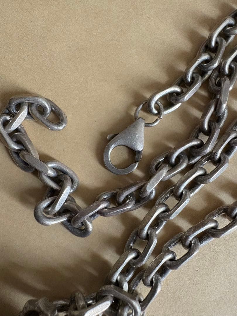 《一点物》メンズ　シルバー silver925 ネックレス　y2k ゴシック