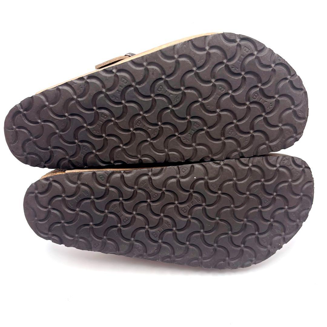 【美品】BIRKENSTOCK ボストン 41 タバコブラウン レザー 26.5