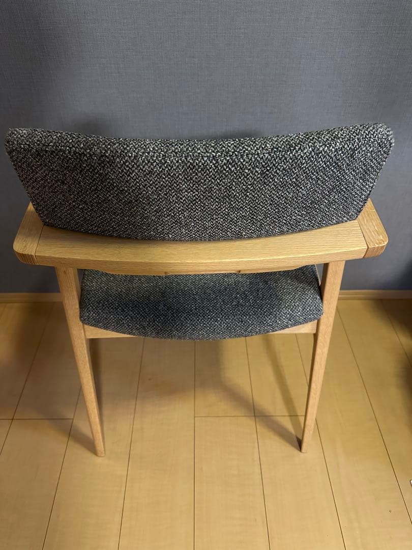 FUji FURNITURE koti アームレスチェア　グレー　オーク