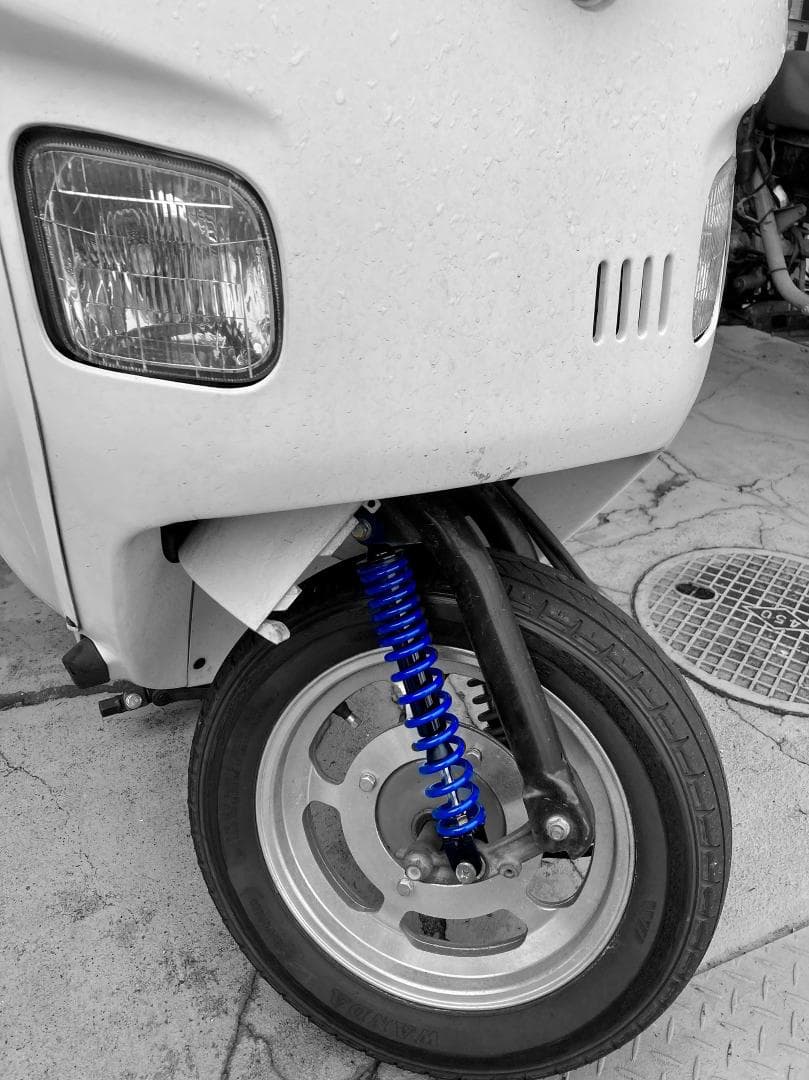 ホンダ ジャイロキャノピー全車適合 フロントサスペンション (青黒) 二本セット