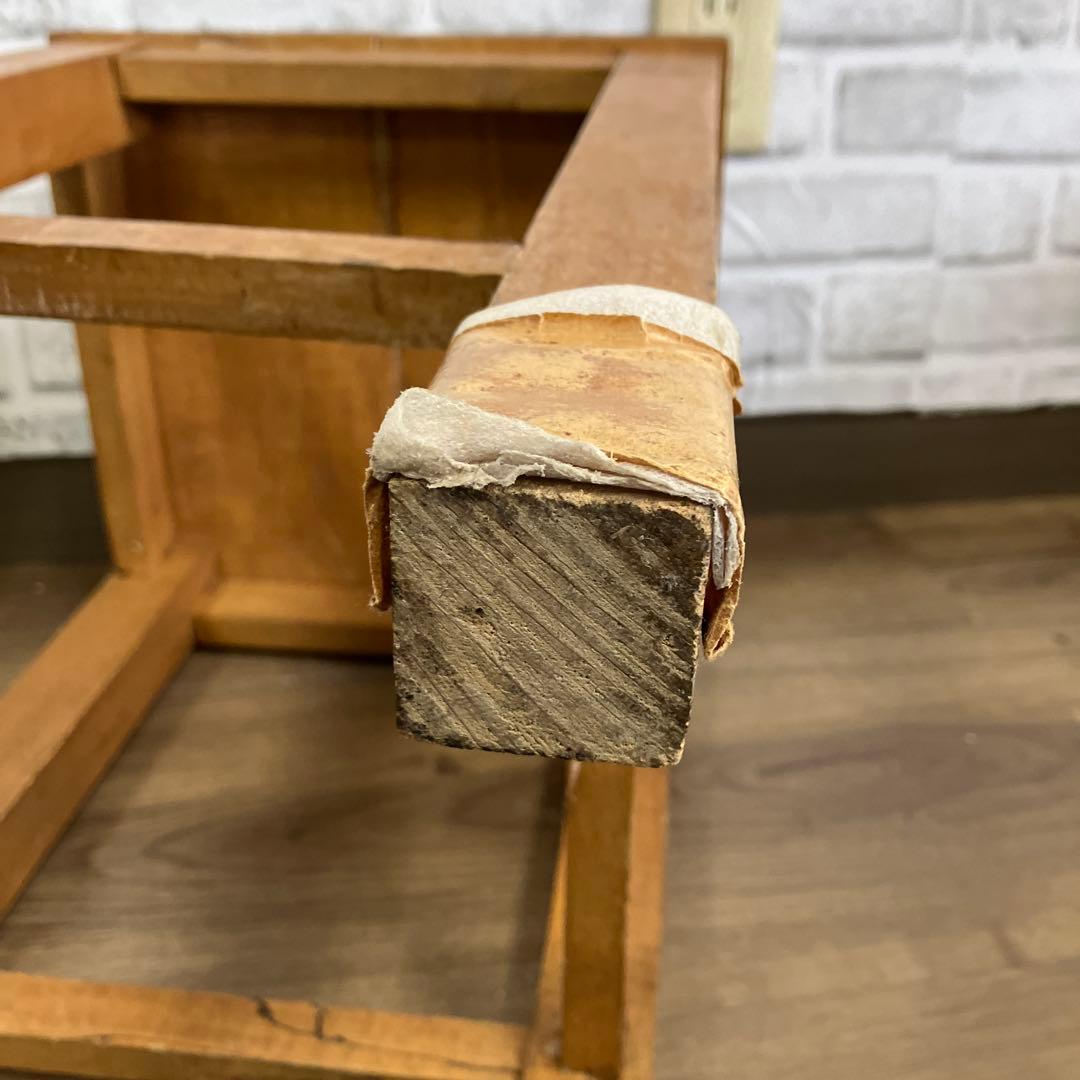 A-3 アンティーク 木製スツール 図工椅子 レトロ 飾り台 ヴィンテージ古家具