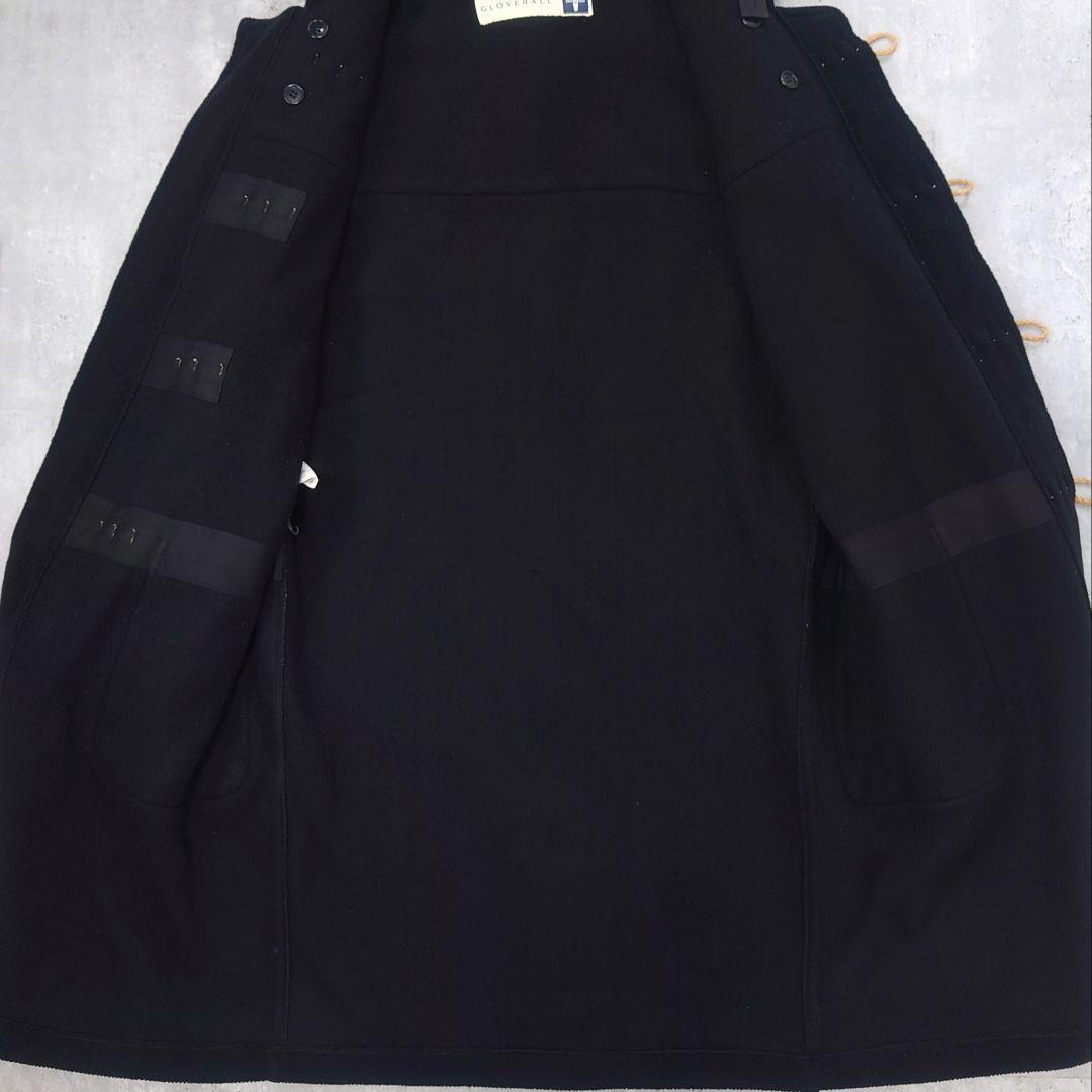 Gloverall ダッフルコート Monty ヘリンボーン ムーアブルック 黒