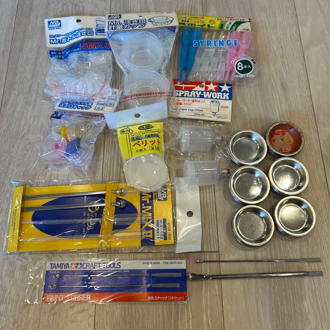 プラモデル 制作セット　リニアコンプレッサーL5 エアブラシ　ピンバイス　他