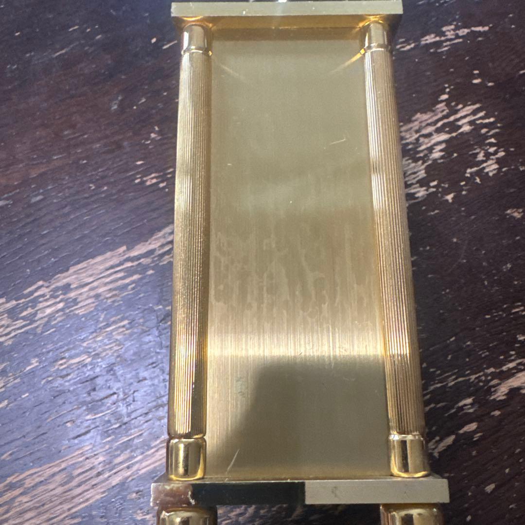 WAKO ゴールド仕上げ 置時計