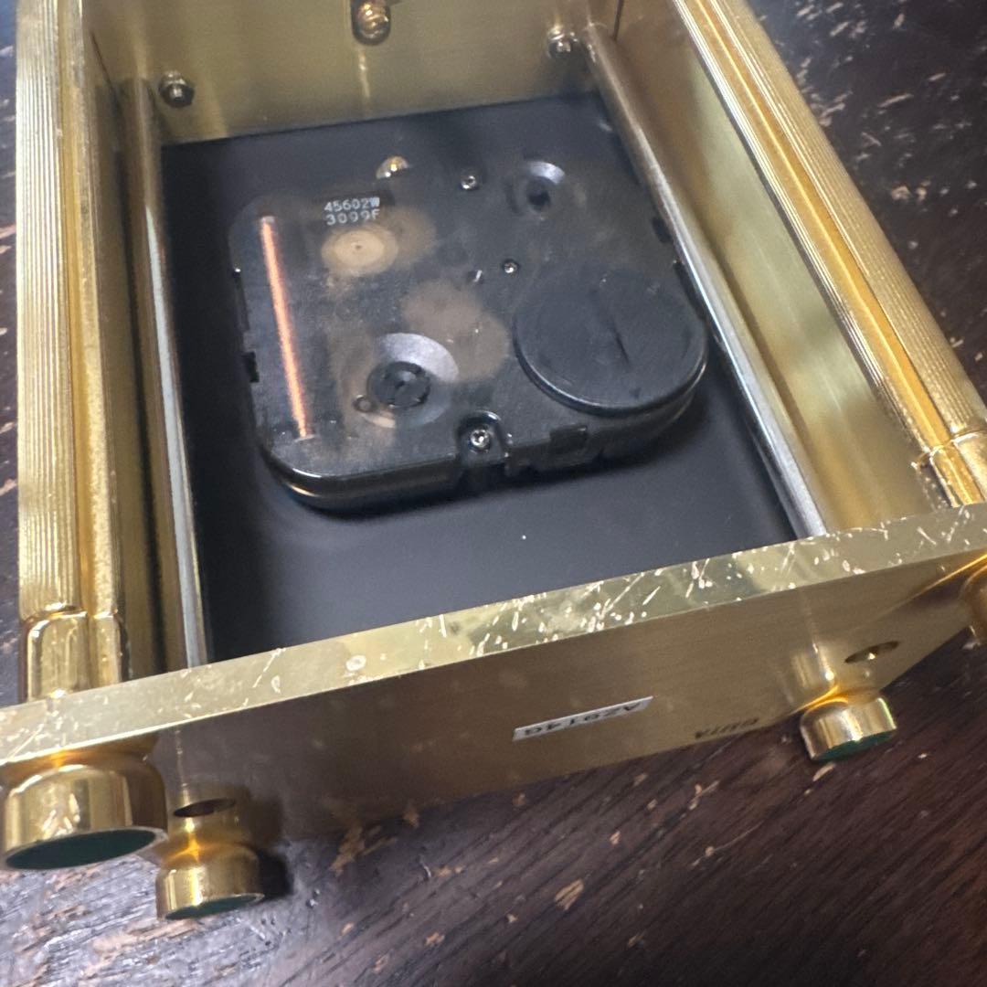 WAKO ゴールド仕上げ 置時計