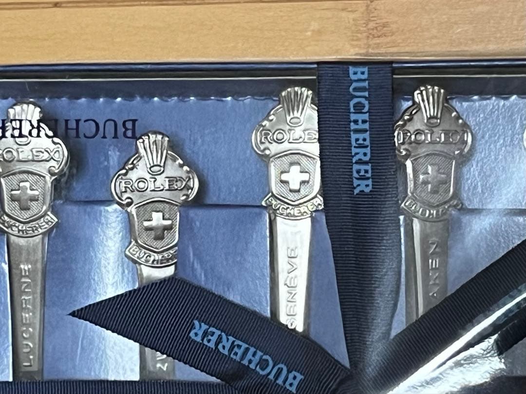 【未開封 未使用 】ROLEX BUCHERER カトラリー スプーン6本セット