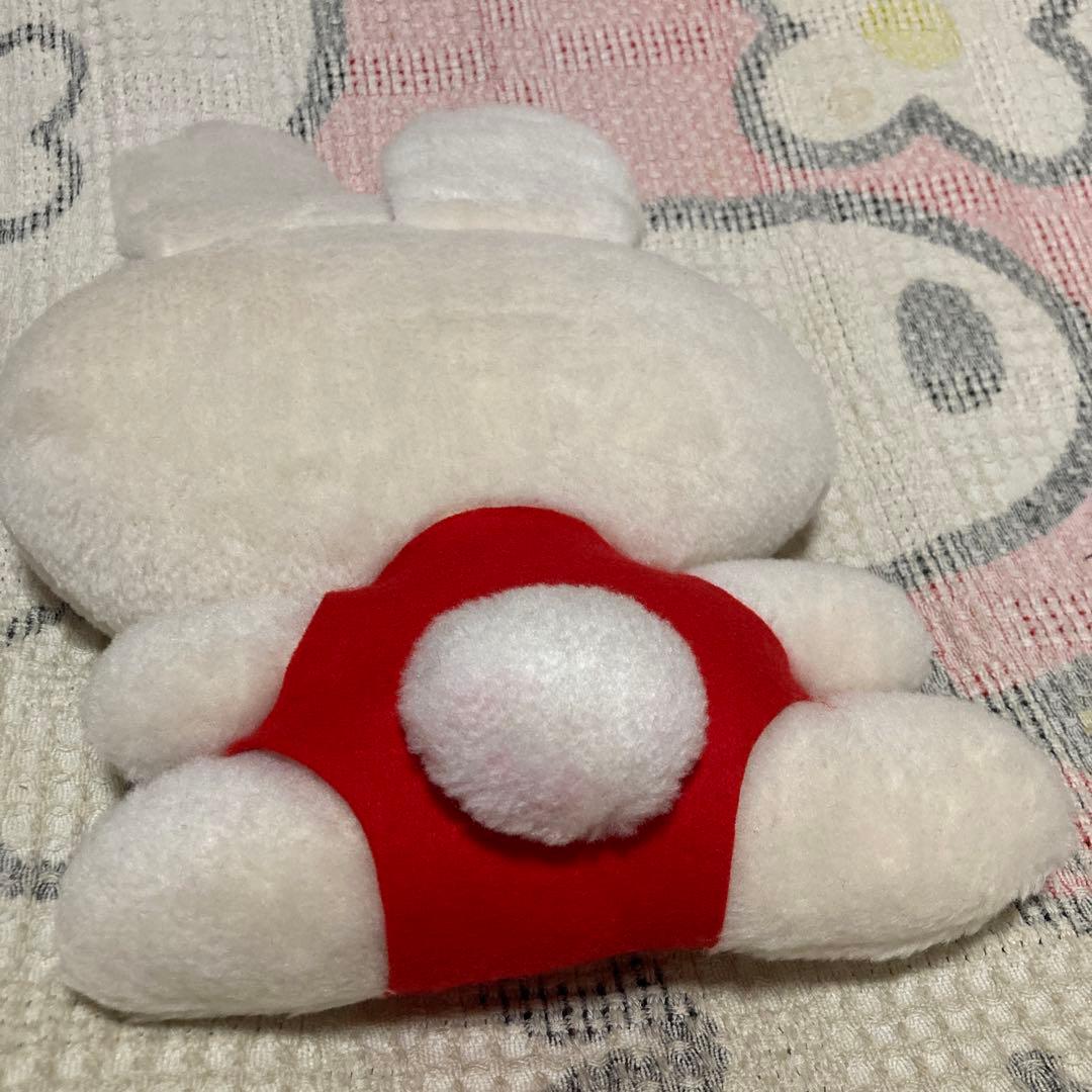 昭和レトロ　ウサギ　ぬいぐるみ　中古品　メーカー名不明　サンリオかな？