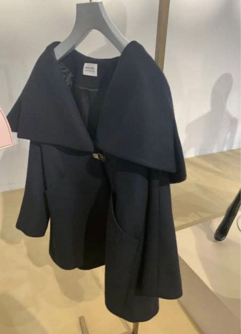 CELFORD（セルフォード） ケープコート　ミドルコート　ブラック