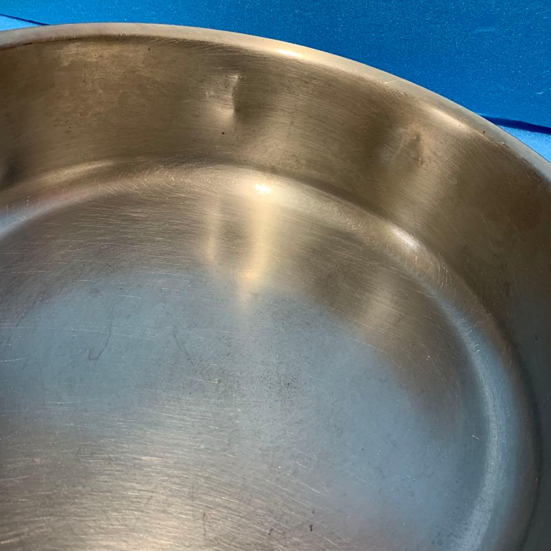 ②EBM モリブデンジ２ 30cm ステンレス フライパン 片手鍋