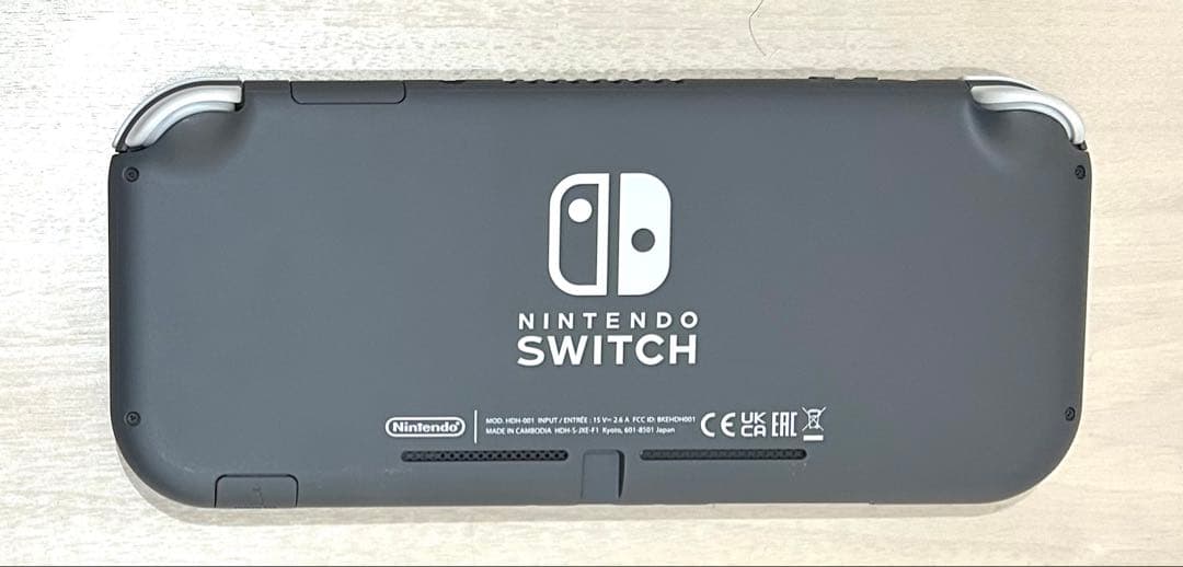 美品　Switch ニンテンドースイッチライト　動作確認済　アダプター付　グレー