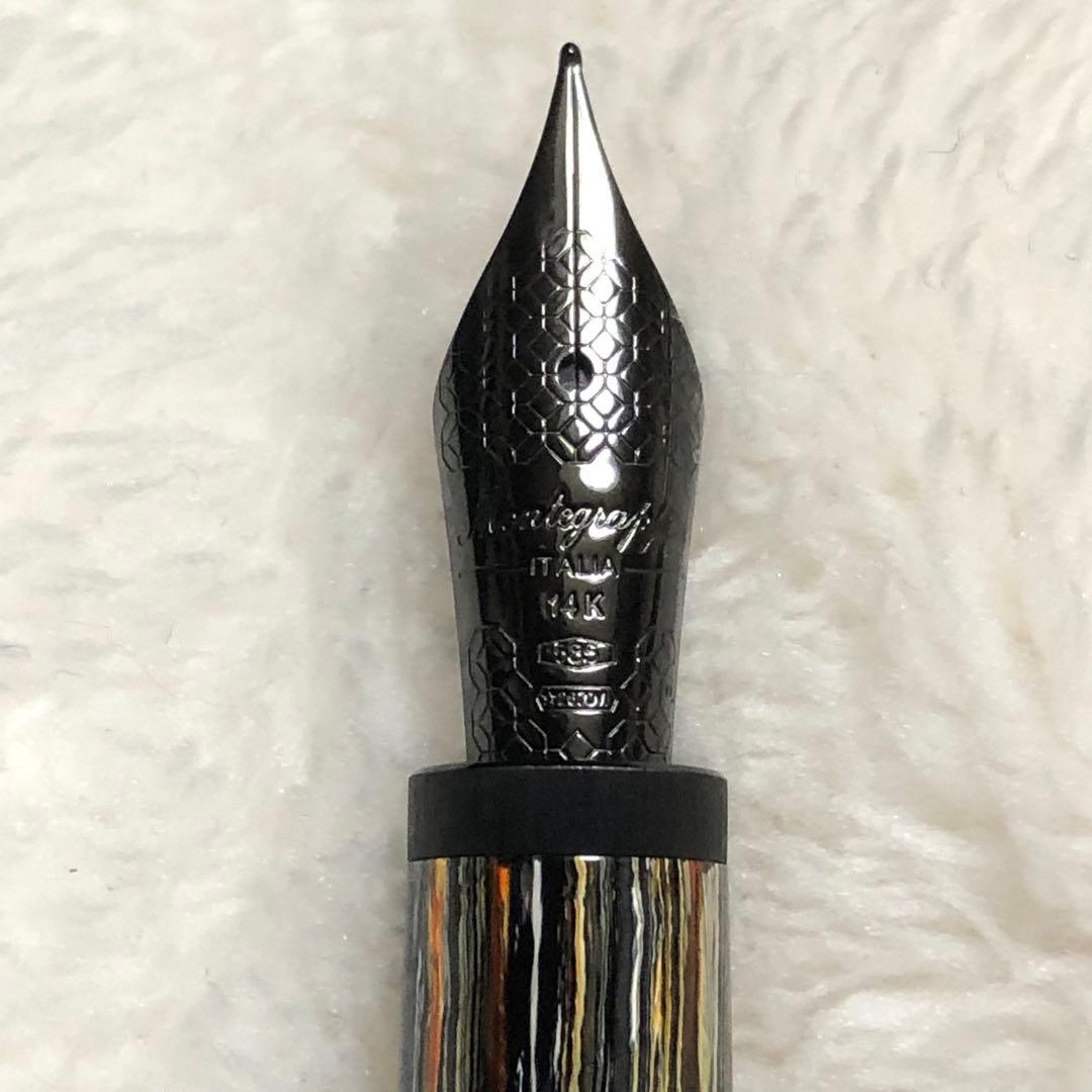 300本限定 新品未使用 モンテグラッパ 万年筆 ゼロ メテオシャワー ニブF