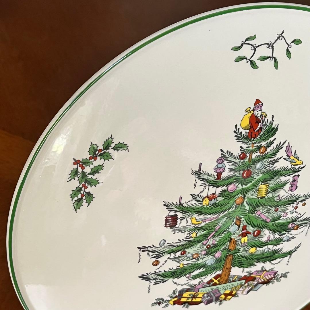 【レア美品】スポード ★クリスマスツリー★ガトープレート