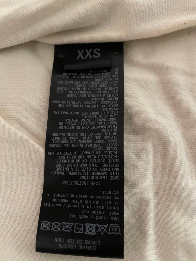 新品未使用　sissiレザー　シングルライダース