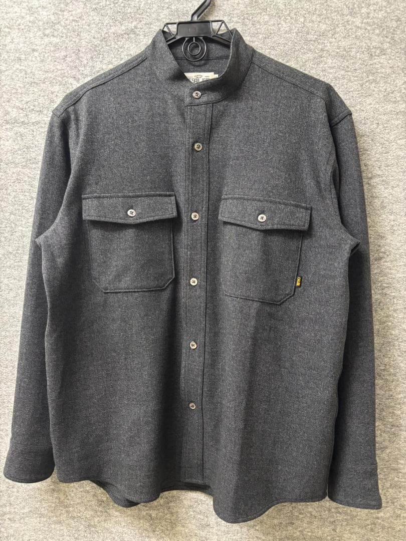 CALEE キャリー　セットアップ　バンドカラーシャツ＆スラックス