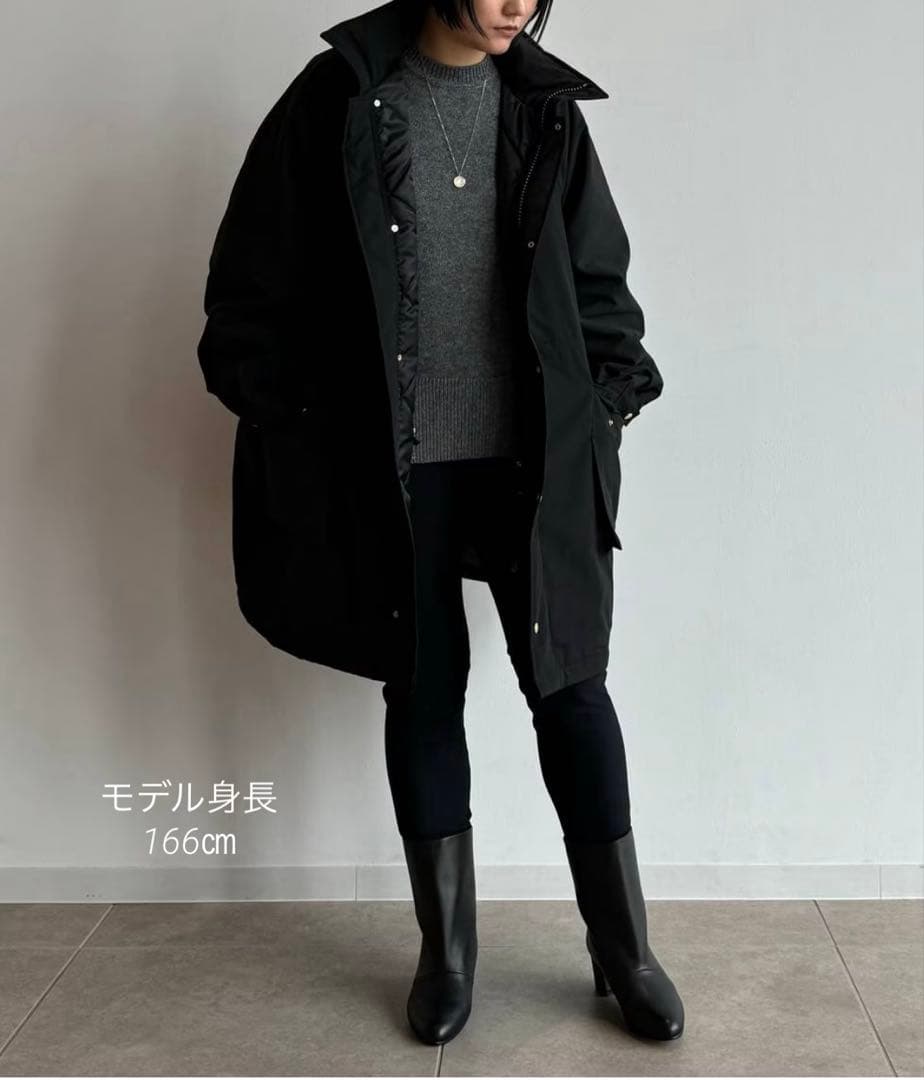 Curensology【&RC】スウェーディッシュモッズコート ブラック38
