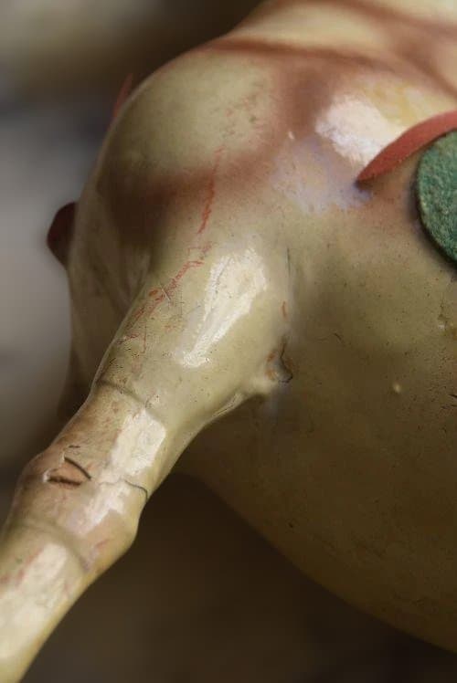 フランスアンティーク馬のオブジェ　西洋民藝　ジャンク品