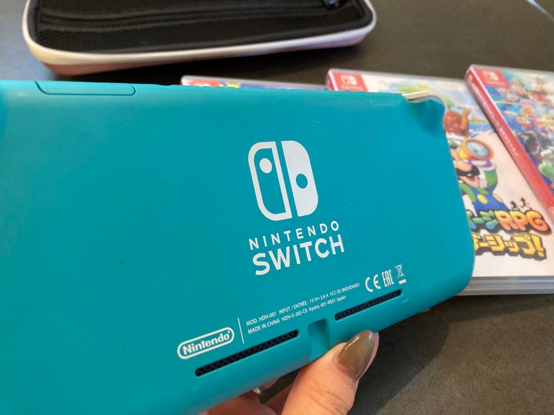 Nintendo Switch Lite ターコイズ 本体とゲーム5本セット