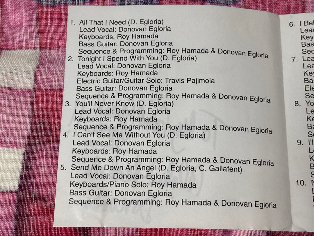 洋楽 Donovan Egloria Keeping The Faith