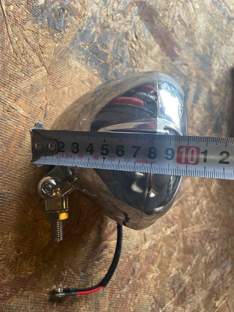 ハーレー、SRチョッパー用・ビンテージレプリカ・4インチ・ヘッドライト未使用品