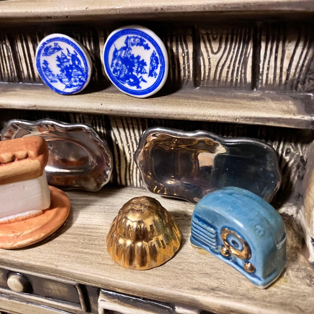 【ティーポッタリー】ENGLAND製アンティークオブジェ　美品