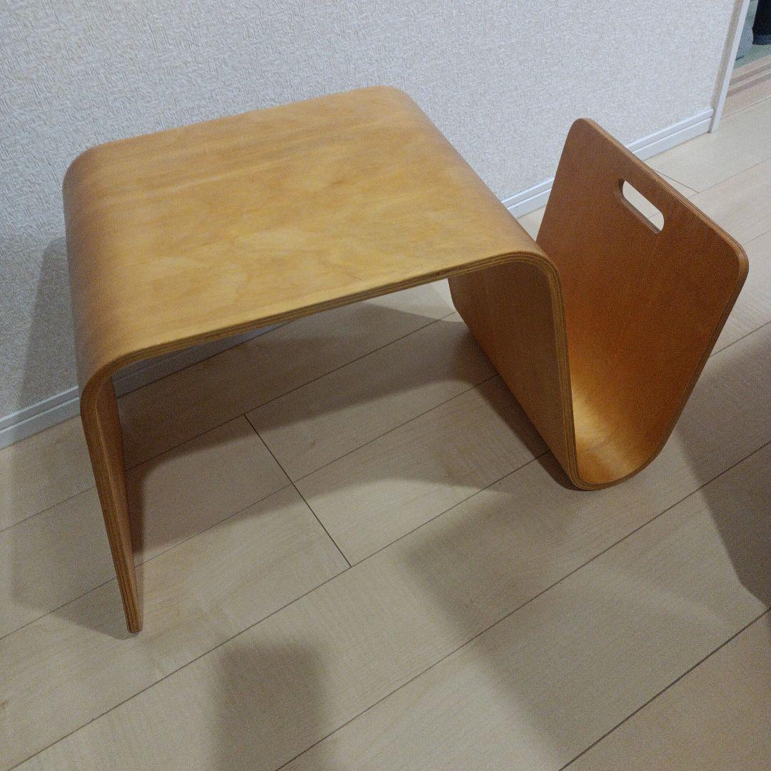 高級家具　Offi オフィ MagTable マグテーブル 木製 サイドテーブル